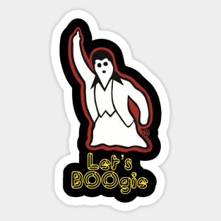 Let’s BOOgie Sticker